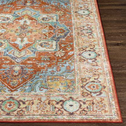 Leicester LEC-2307 8' x 10' Machine Woven Washable Area Rug