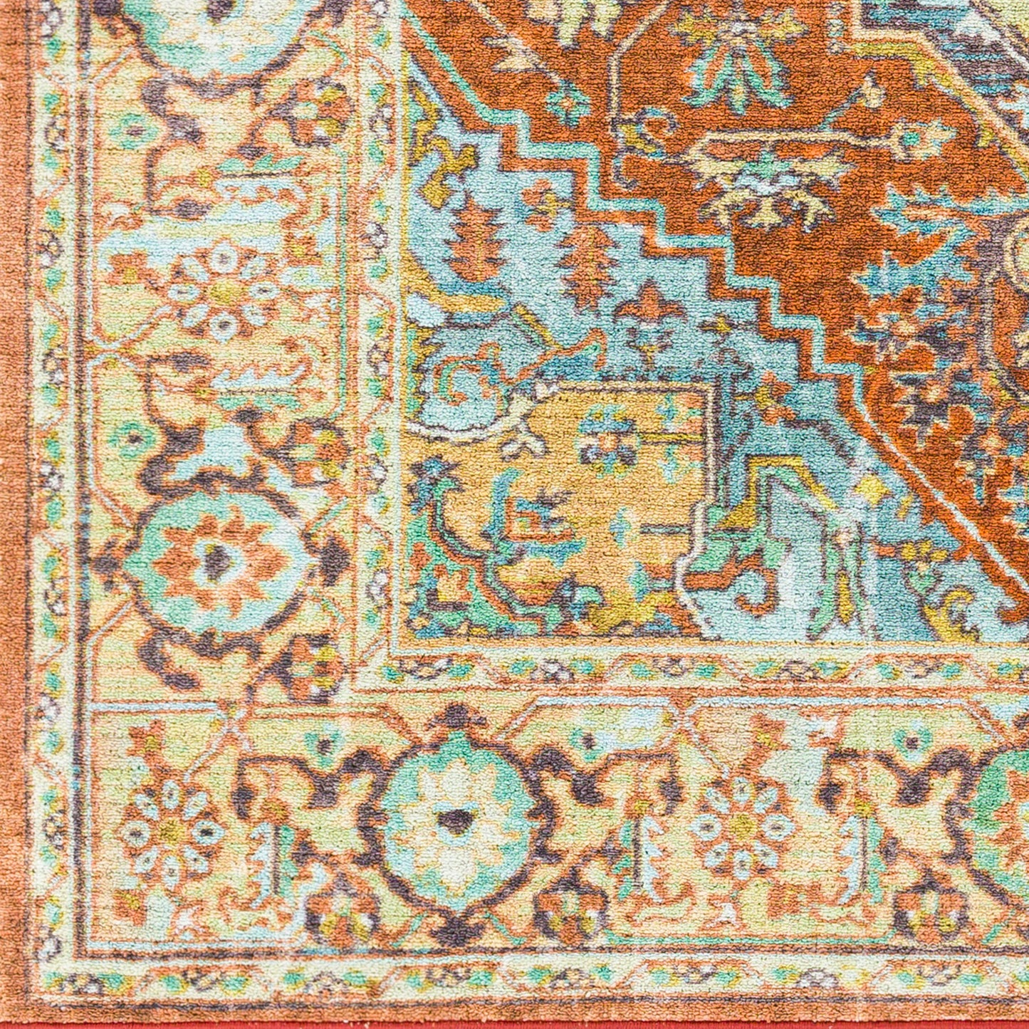 Leicester LEC-2307 8' x 10' Machine Woven Washable Area Rug