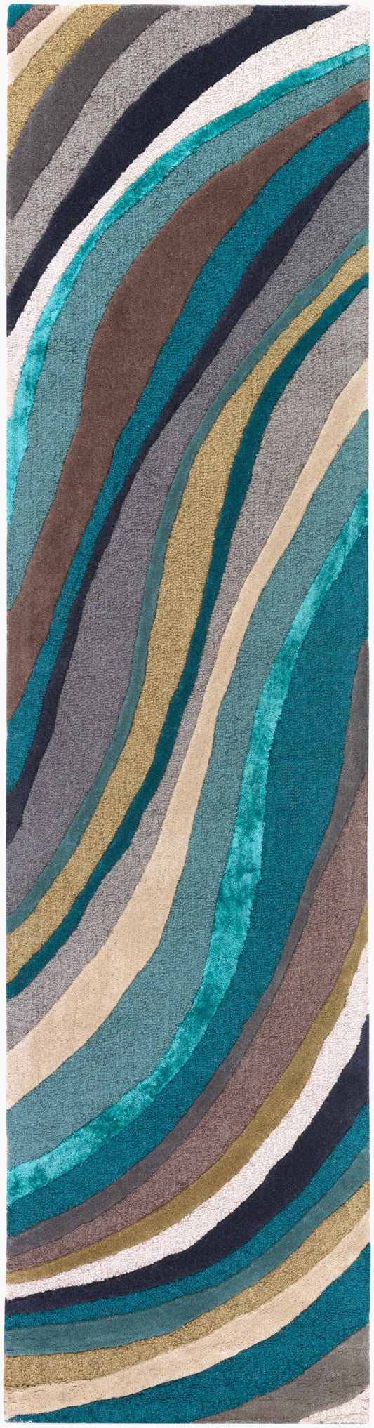 Lounge LGE-2293 8ft Runner Handmade Wool Runner Rug