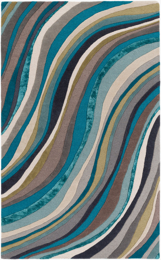 Lounge LGE-2293 4' x 6' Handmade Wool Area Rug