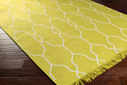 Alfombra decorativa reciclada hecha a mano Lagoon LGO-2001 de 3' x 5'