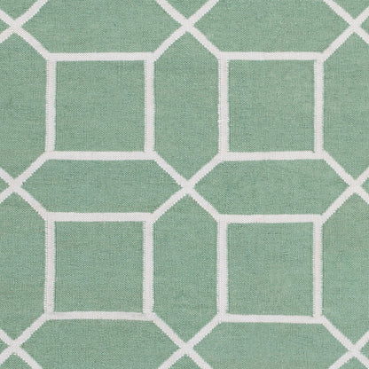 Alfombra decorativa reciclada hecha a mano Lagoon LGO-2045 de 2' x 3'