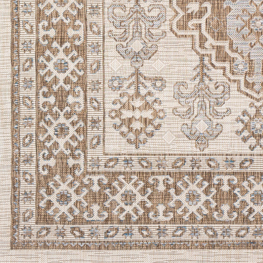 Alfombra tejida a máquina Laguna LGU-2302 de 8' x 10' para interior y exterior