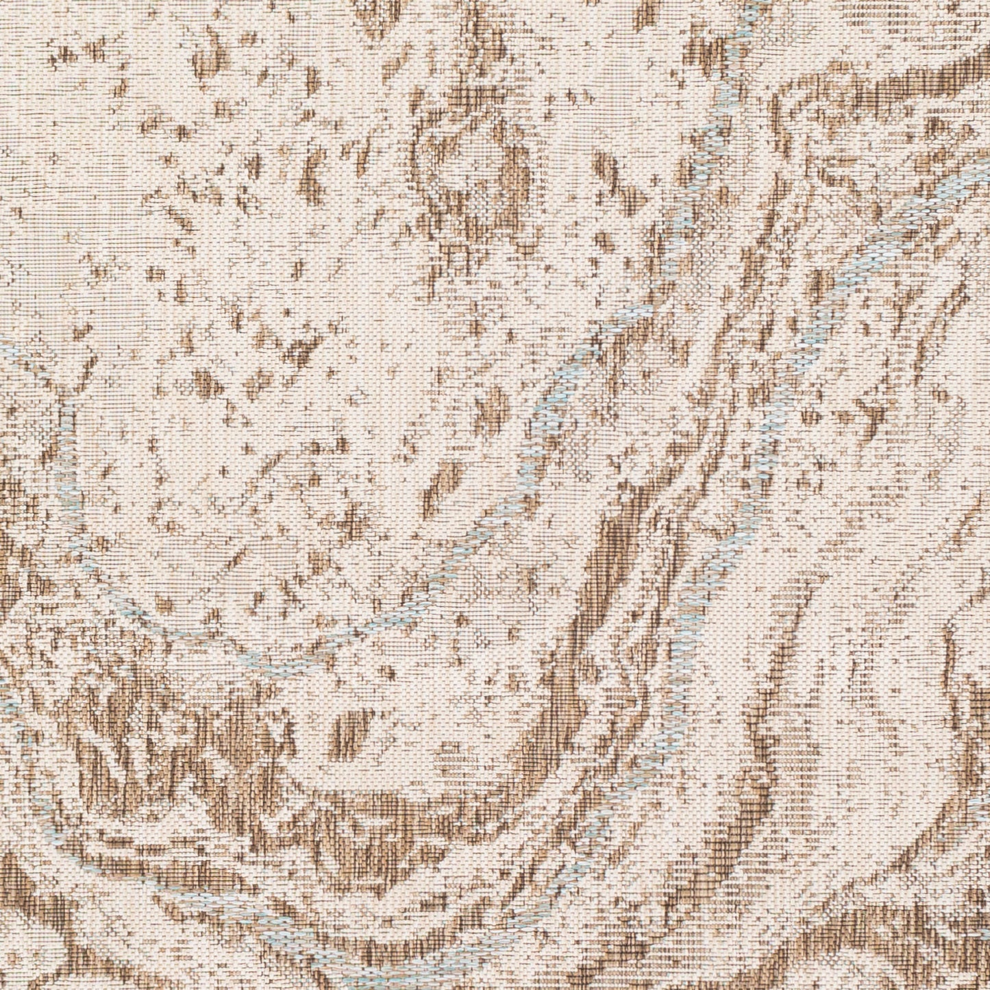 Laguna LGU-2303 Alfombra tejida a máquina para interior y exterior de 1,52 m x 2,13 m