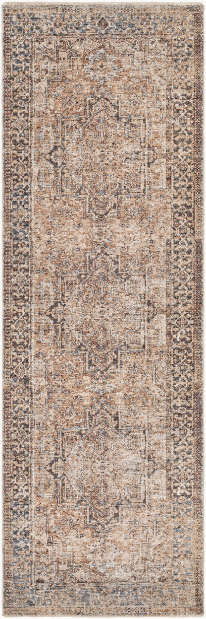 Lincoln LIC-2306 10ft Runner Machine Woven Runner Rug
