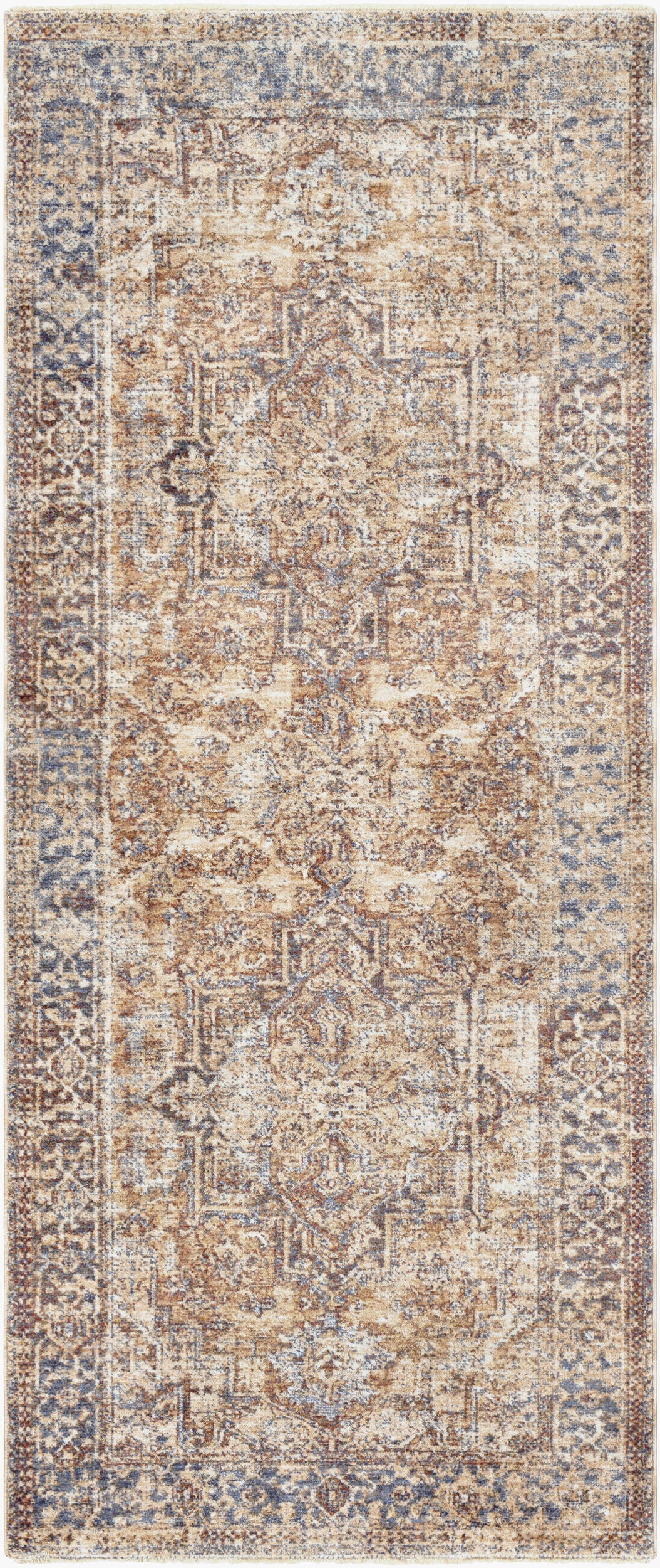 Lincoln LIC-2306 8ft Runner Machine Woven Runner Rug