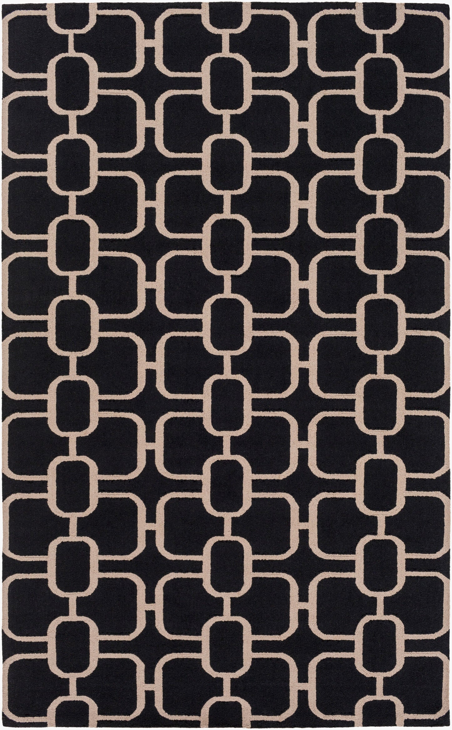 Alfombra de lana hecha a mano Lockhart LKH-9002 de 8' x 10'