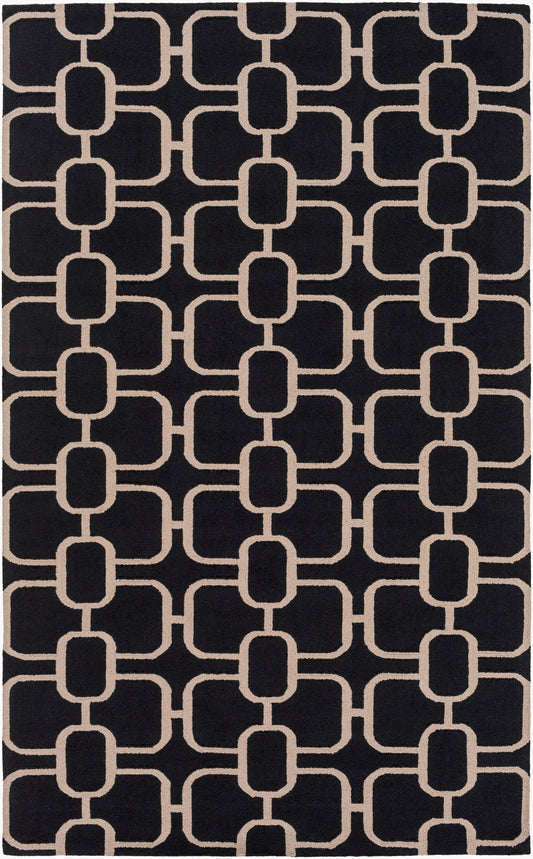 Alfombra de lana hecha a mano Lockhart LKH-9002 de 8' x 10'