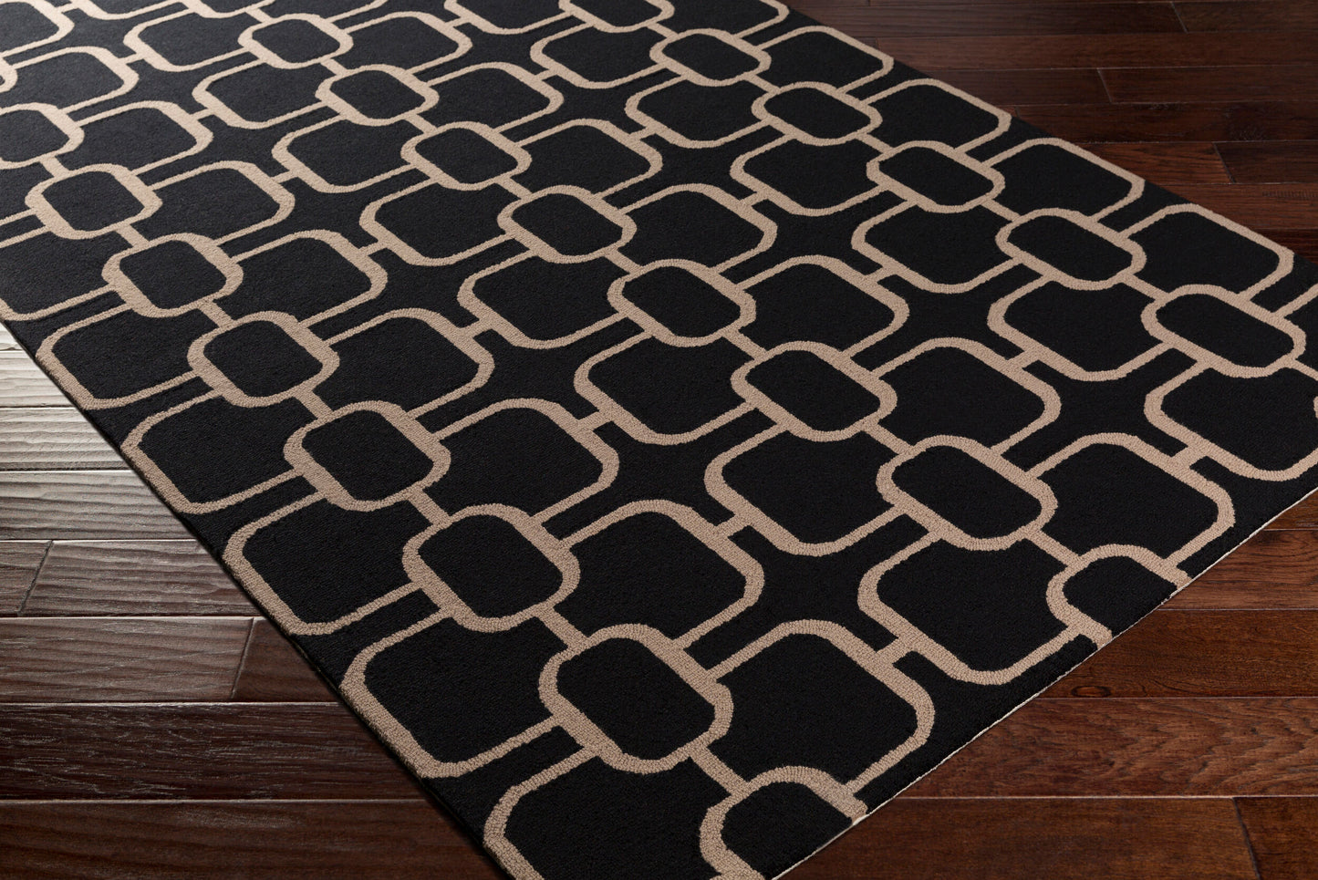 Alfombra de lana hecha a mano Lockhart LKH-9002 de 8' x 10'