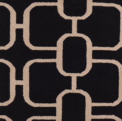 Alfombra de lana hecha a mano Lockhart LKH-9002 de 1,2 m x 1,8 m