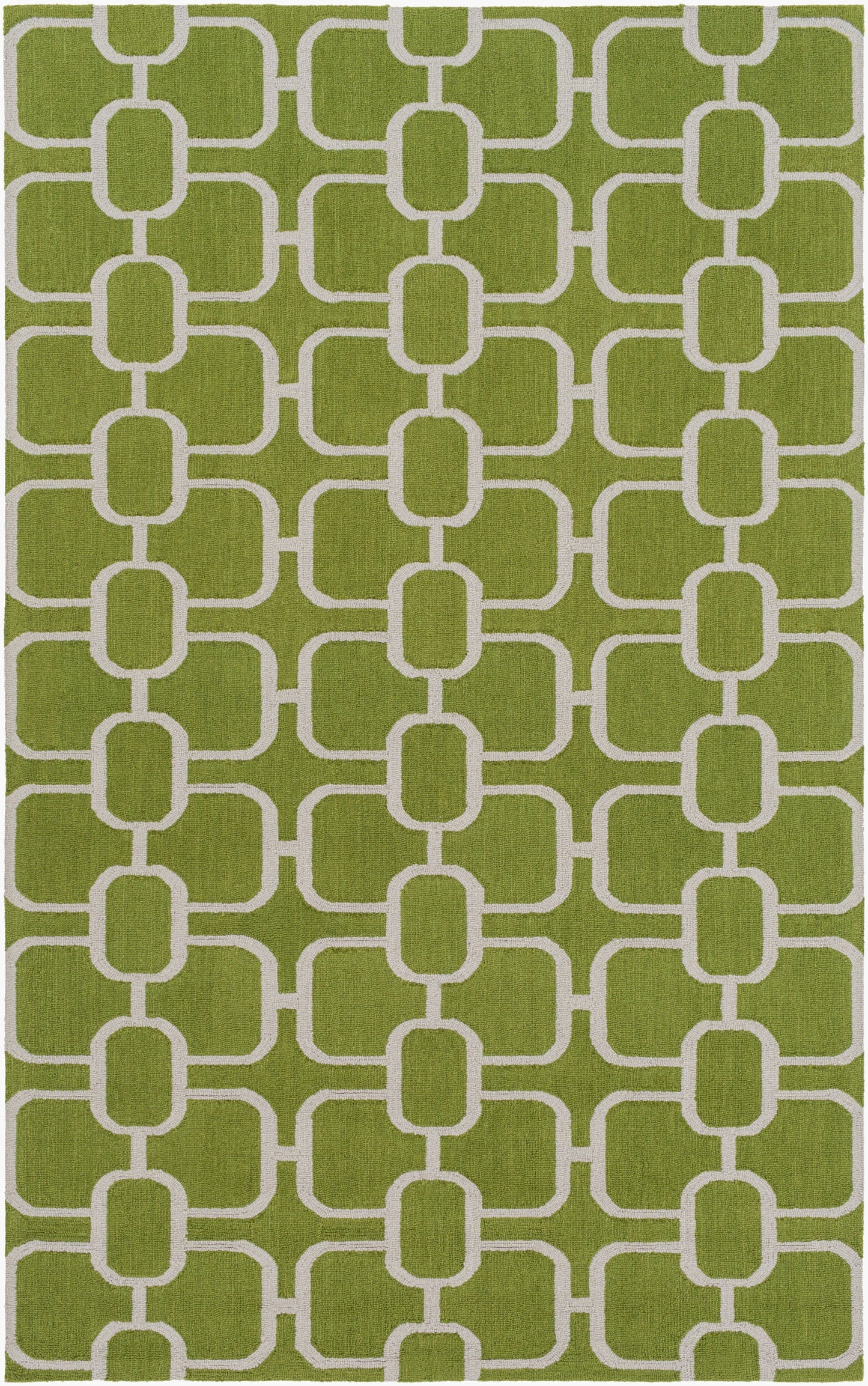 Alfombra de lana hecha a mano Lockhart LKH-9003 de 1,2 m x 1,8 m