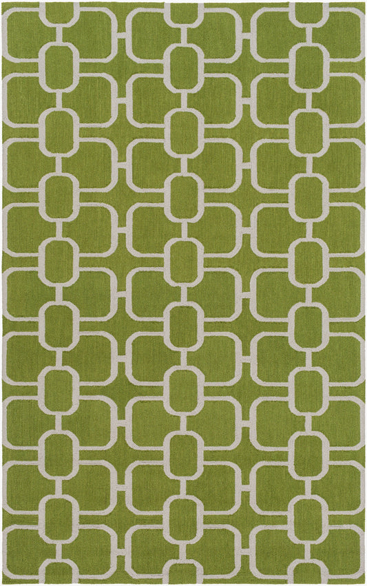 Alfombra de lana hecha a mano Lockhart LKH-9003 de 1,2 m x 1,8 m