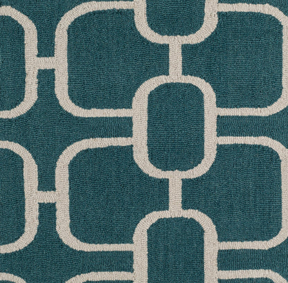 Alfombra de lana hecha a mano Lockhart LKH-9005 de 1,2 m x 1,8 m