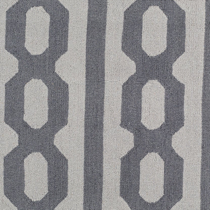 Alfombra de lana hecha a mano Lockhart LKH-9010 de 1,2 m x 1,8 m