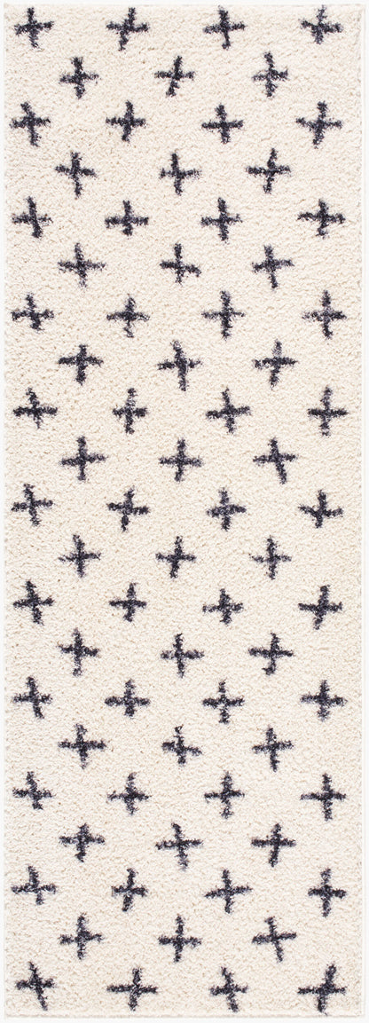 Lykke LKK-2303 7ft Runner Machine Woven Washable Runner Rug