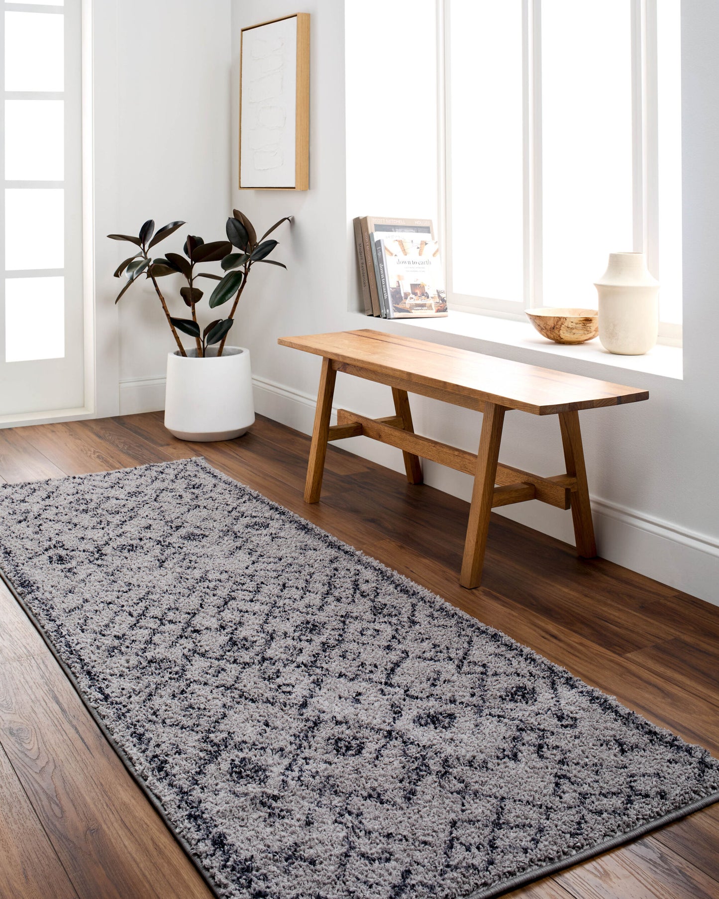 Lykke LKK-2305 5' x 7' Machine Woven Washable Area Rug