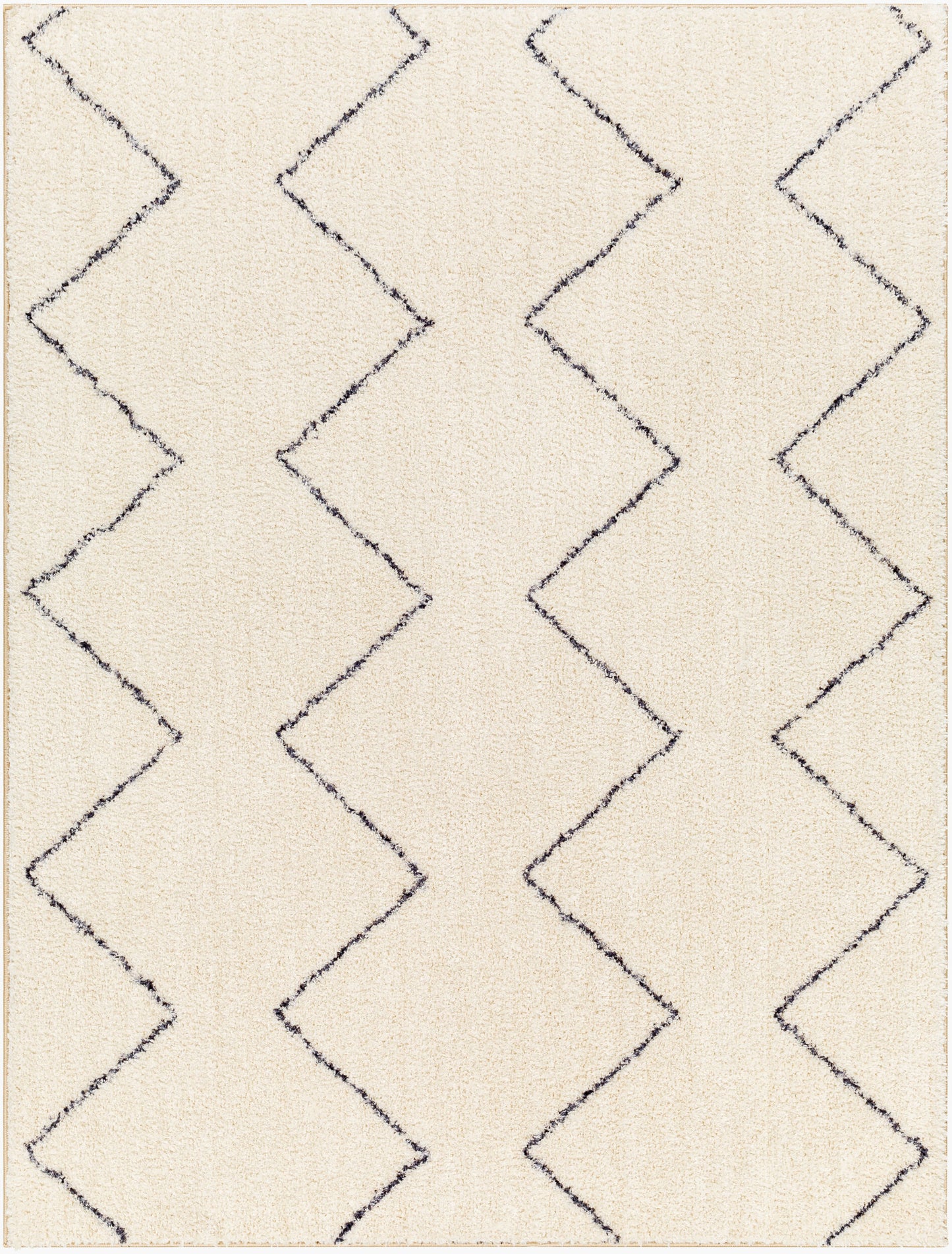 Lykke LKK-2307 Alfombra de área lavable tejida a máquina de 5' x 7'