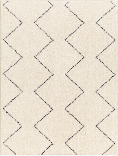 Lykke LKK-2307 Alfombra de área lavable tejida a máquina de 5' x 7'