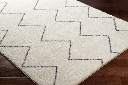 Lykke LKK-2307 Alfombra de área lavable tejida a máquina de 5' x 7'