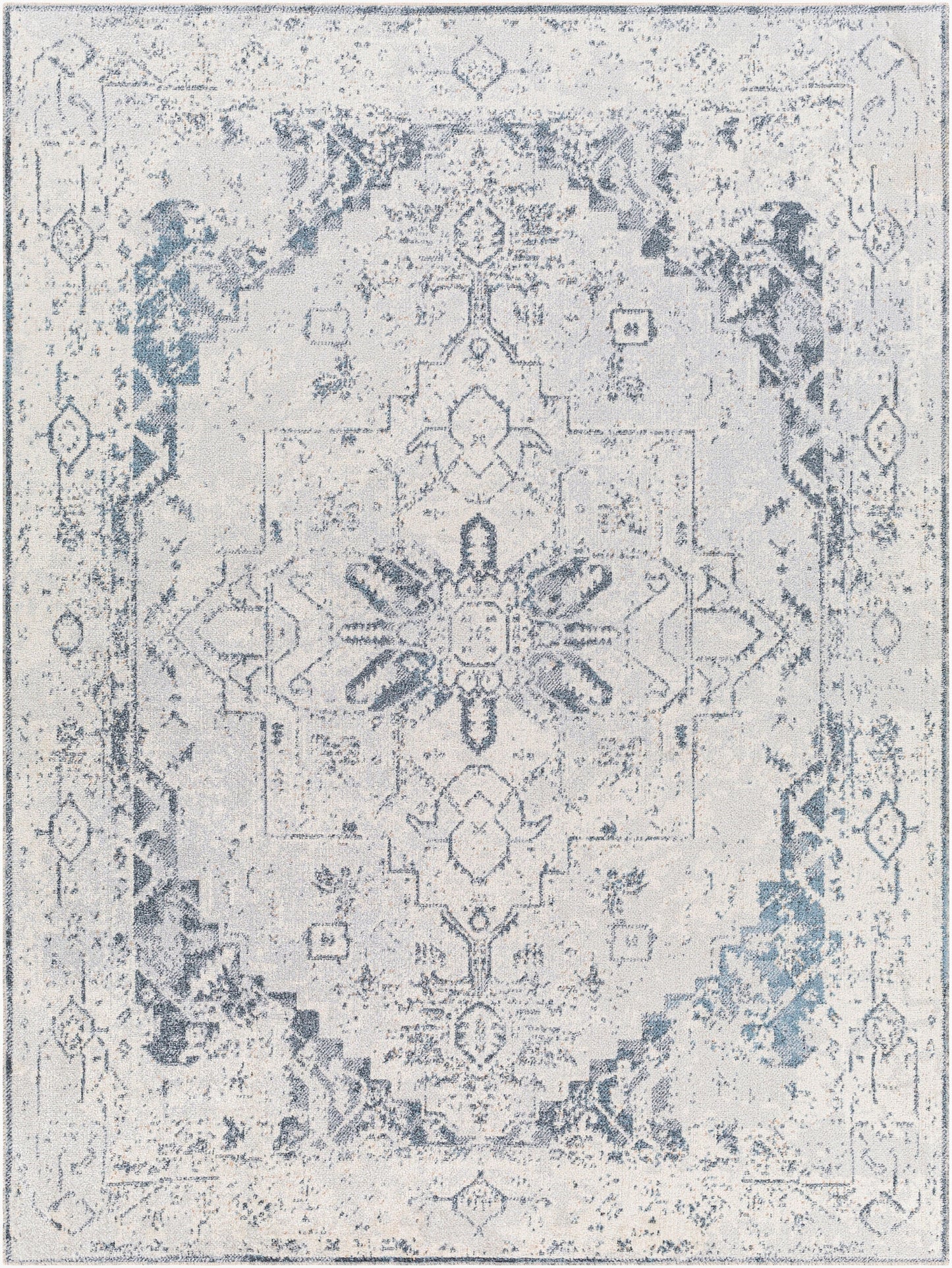 Lillian LLL-2300 5' x 7' Machine Woven Washable Area Rug