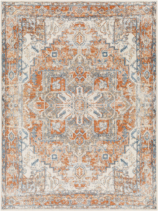 Lillian LLL-2302 2'2" x 3'9" Machine Woven Washable Accent Rug