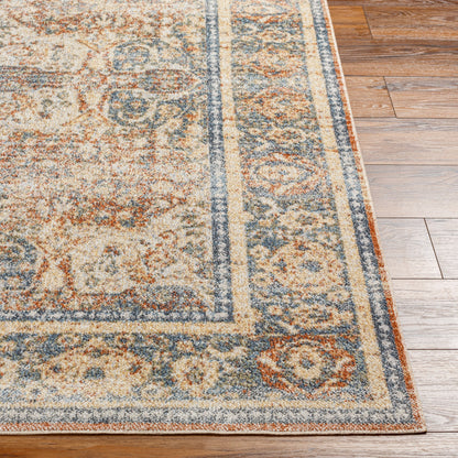 Lillian LLL-2304 6ft Round Machine Woven Washable Area Rug