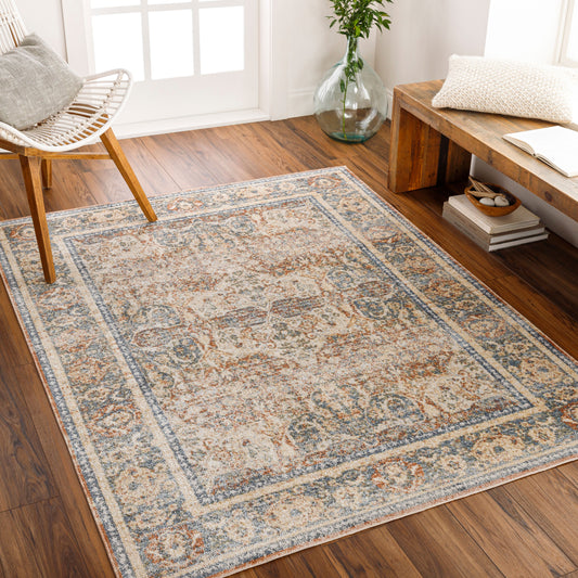 Lillian LLL-2304 2'2" x 3'9" Machine Woven Washable Accent Rug