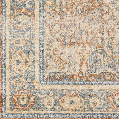 Lillian LLL-2304 6ft Round Machine Woven Washable Area Rug