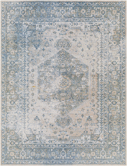 Lillian LLL-2307 2'2" x 3'9" Machine Woven Washable Accent Rug