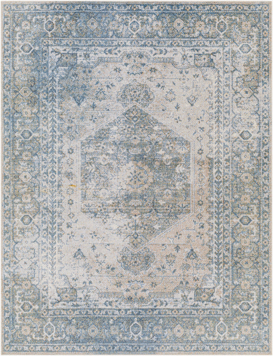 Lillian LLL-2307 2'2" x 3'9" Machine Woven Washable Accent Rug