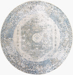 Lillian LLL-2307 6ft Round Machine Woven Washable Area Rug