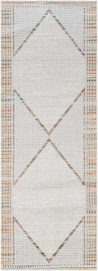 Lillian LLL-2312 7ft Runner Machine Woven Washable Runner Rug