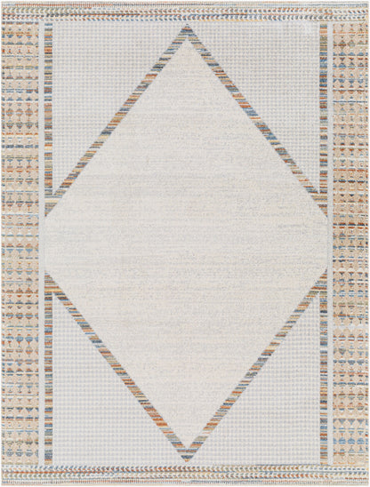 Lillian LLL-2312 5' x 7' Machine Woven Washable Area Rug