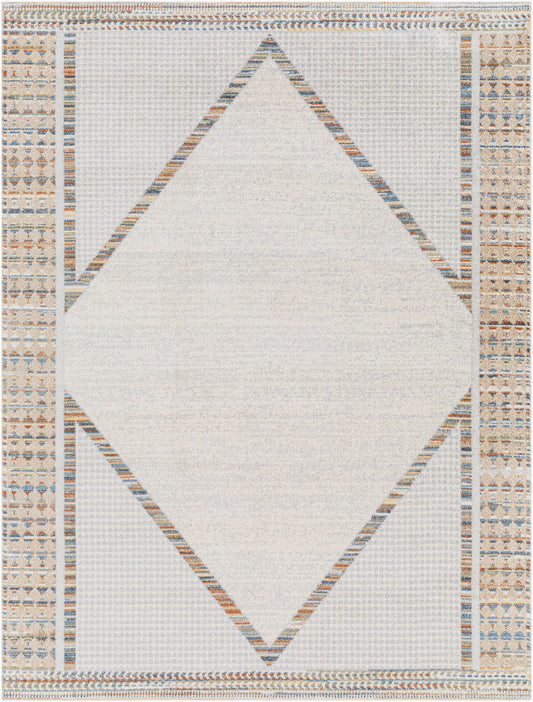 Lillian LLL-2312 5' x 7' Machine Woven Washable Area Rug