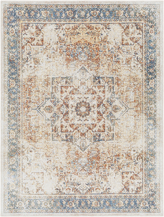 Lillian LLL-2317 5' x 7' Machine Woven Washable Area Rug