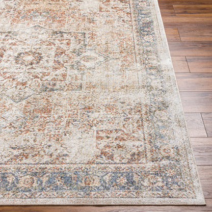 Lillian LLL-2317 2' x 3' Machine Woven Washable Accent Rug