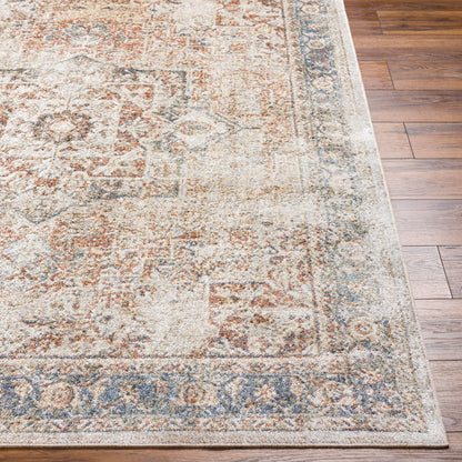 Lillian LLL-2317 2'2" x 3'9" Machine Woven Washable Accent Rug