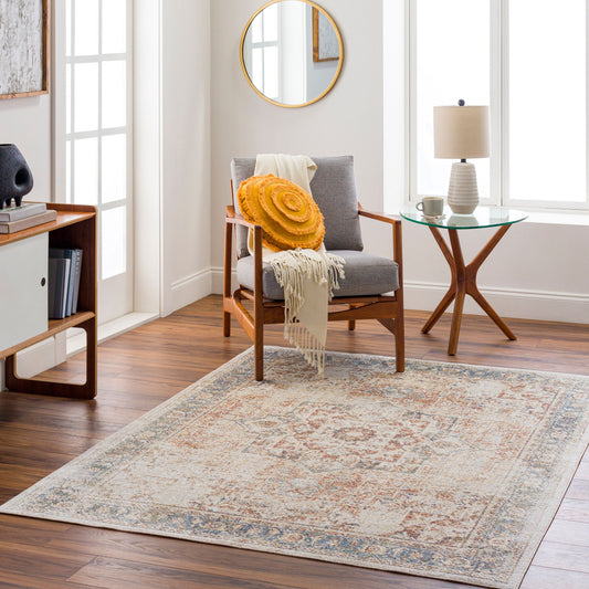 Lillian LLL-2317 2' x 3' Machine Woven Washable Accent Rug