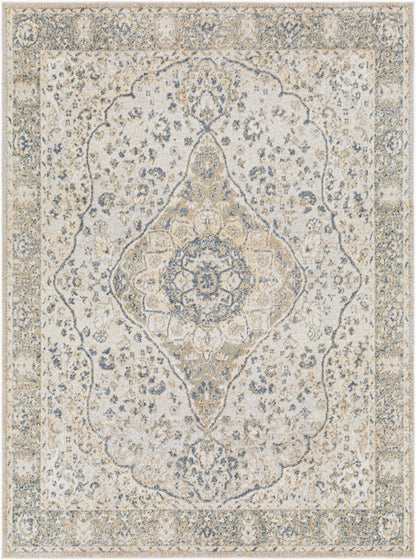 Lillian LLL-2322 2'2" x 3'9" Machine Woven Washable Accent Rug