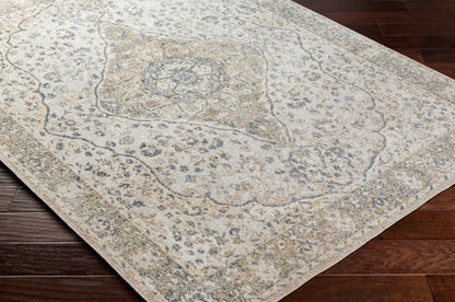 Lillian LLL-2322 2'2" x 3'9" Machine Woven Washable Accent Rug