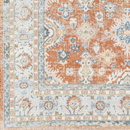 Lillian LLL-2324 6ft Round Machine Woven Washable Area Rug
