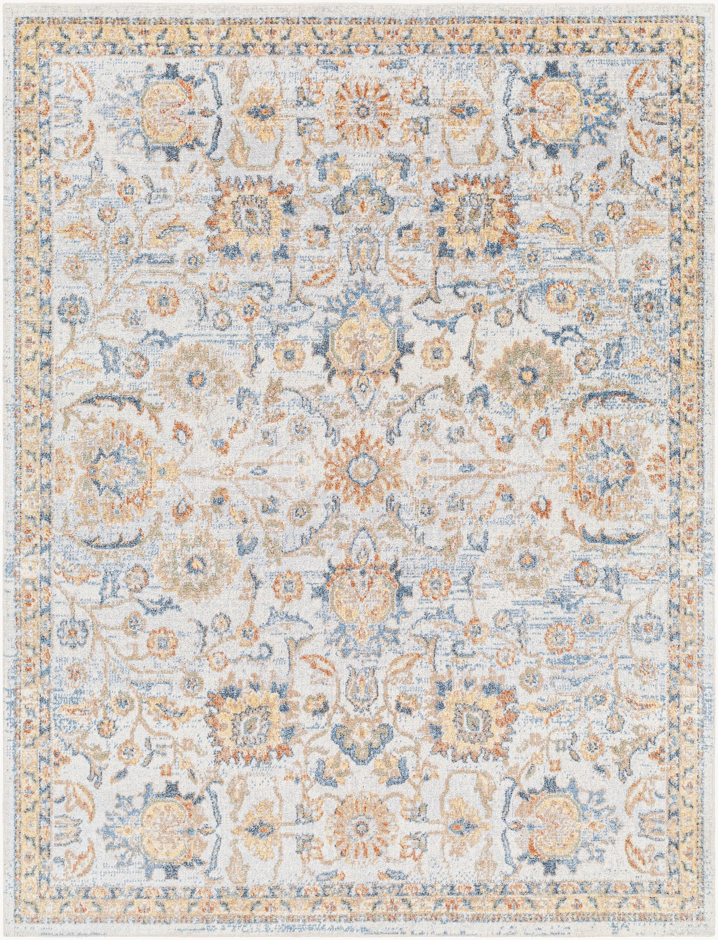 Lillian LLL-2327 2'2" x 3'9" Machine Woven Washable Accent Rug