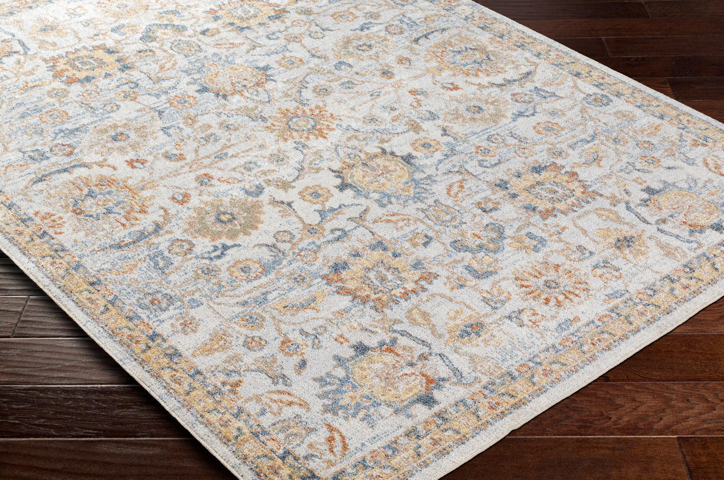 Lillian LLL-2327 2'2" x 3'9" Machine Woven Washable Accent Rug