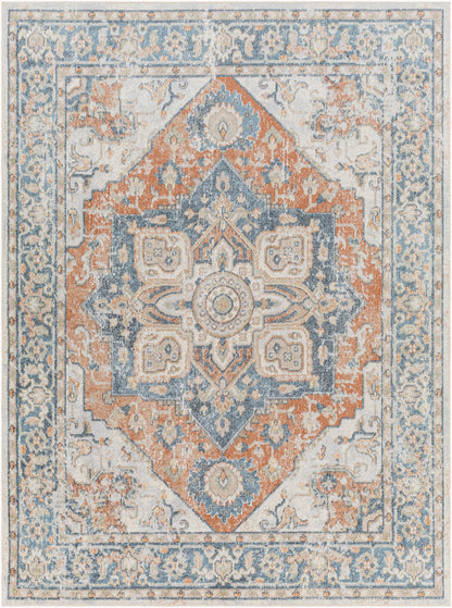 Lillian LLL-2330 5' x 7' Machine Woven Washable Area Rug