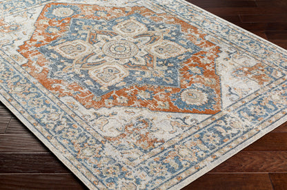 Lillian LLL-2330 6ft Round Machine Woven Washable Area Rug