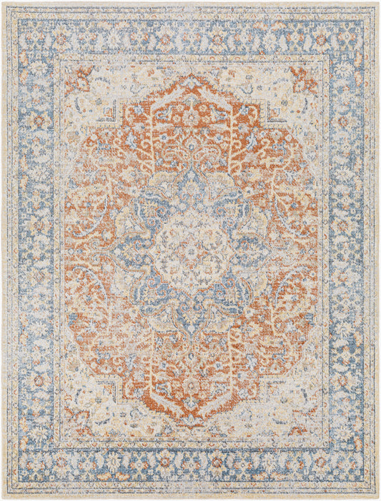 Lillian LLL-2332 2'2" x 3'9" Machine Woven Washable Accent Rug