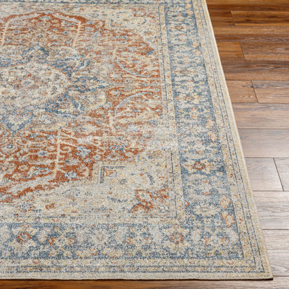 Lillian LLL-2332 7ft Runner Machine Woven Washable Runner Rug