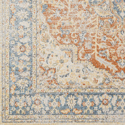 Lillian LLL-2332 7ft Runner Machine Woven Washable Runner Rug