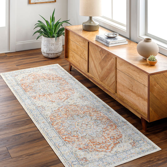 Lillian LLL-2333 2' x 3' Machine Woven Washable Accent Rug