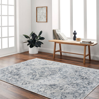 Alfombra redonda lavable a máquina Lillian LLL-2334 de 1,8 m